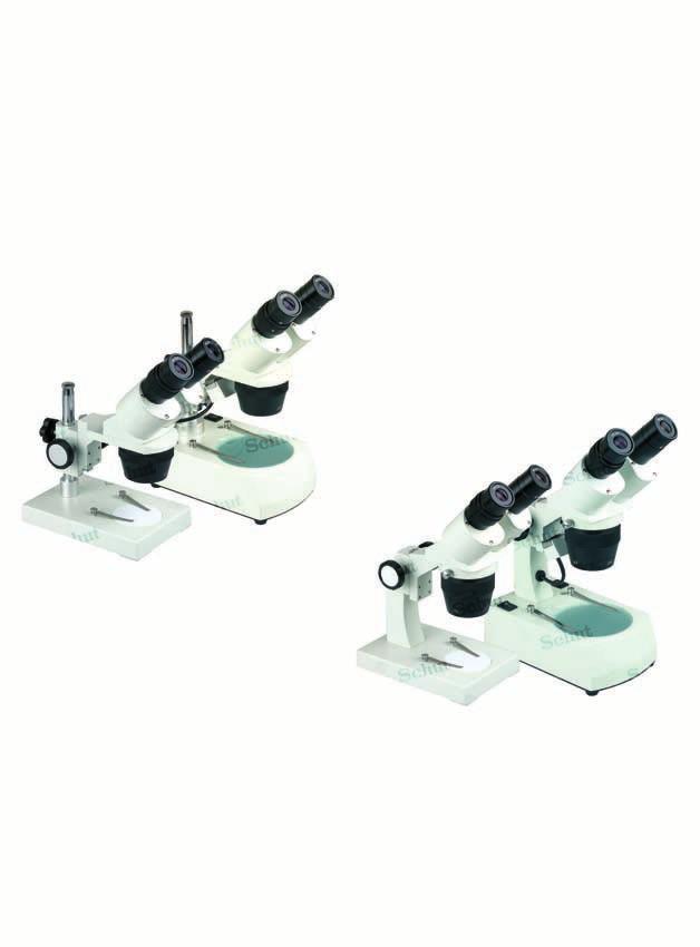 STEREO MICROSCOPES Stereo zoom microscopes SSM 3/5 Stereo zoom microscopes with a sharp erect image and a large field of view.
