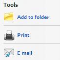 Printing in PsycINFO Click on the Print icon under Tools on the