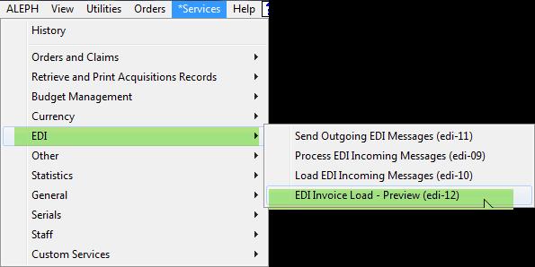 Acquisitions/Serials Dee Nolan Summary of Changes for Acquisitions New edi-12 service Load EDI Invoice in Preview Mode Recalculate Price Information in the Order Form Order Change Alert Message