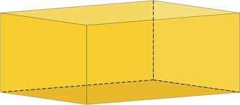 Volume of a Solid with Unit Cubes Slide 84 / 115 To find the volume of a right rectangular prism - the length, width and height can all be multiplied together.