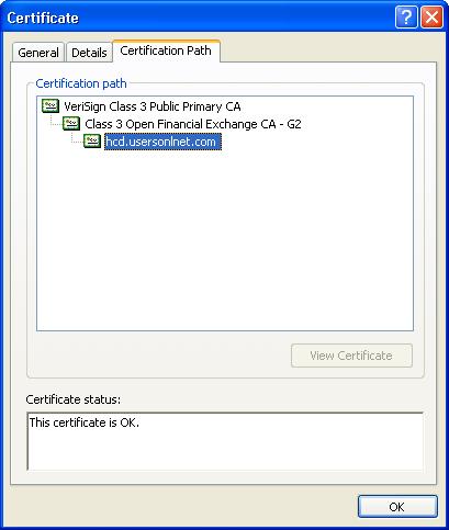 Certificate comparison 3 Genuine certificate Fake