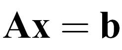 Least Squares Solution Ax=b How do we solve the system of equations: CASE I: The matrix A is square and invertible. In this case, we simply use the matrix inverse.