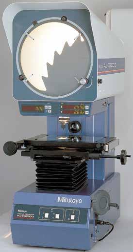 workpiece diameter whose edge line can be focused on D1 the screen line D2 Working W distance Max.