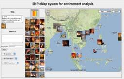 Uploading analyzed results (3 Satellite Images