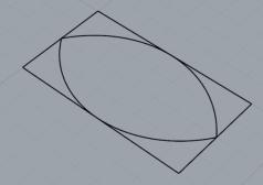 In Top Viewport, draw a rectangle 8mm x 4mm as shown Disable the handle
