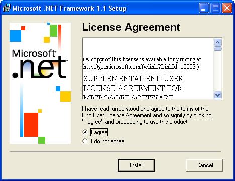 Ethernet Communication 5. Once the setup is complete, a license agreement appears (see Figure 8).