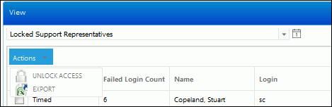 An even more restrictive admin lock which prevents the support representative from logging in until an isupport Administrator unlocks his/her profile in the following ways;