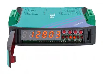TLB DIGITAL/ANALOG ANALOG WEIGHT TRANSMITTER - RS485 MAIN FUNCTIONS Connections to: - PLC via analog output or fieldbuses - PC/PLC via RS485 (up to 99 instruments with line repeaters, up to
