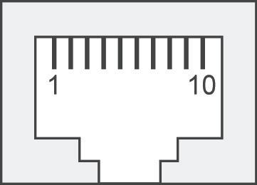The top and front views of one of the terminal block connectors are shown here. STEP 1: Insert the negative (ground)/positive DI wires into the /I terminals, respectively.