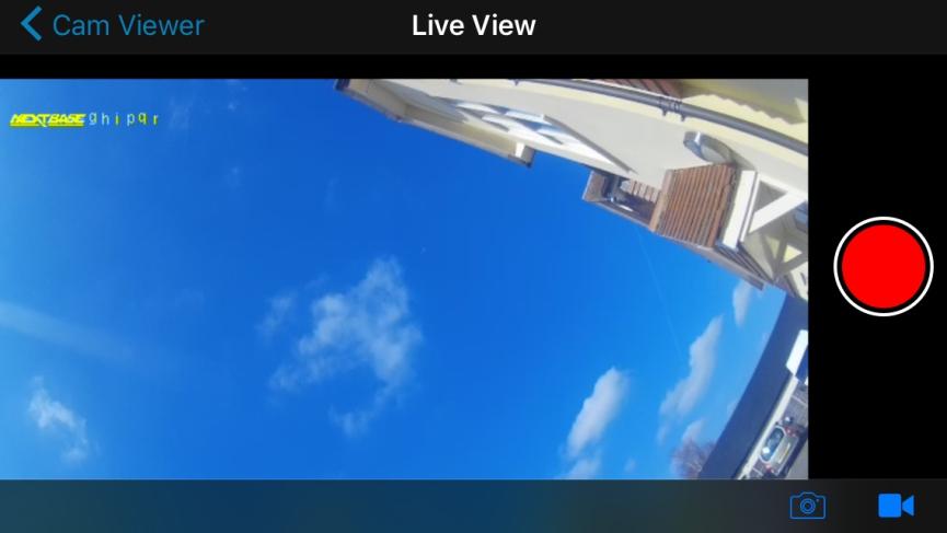 WIFI APPLICATION FOR SMARTPHONES & TABLETS (CONTD.) Live View Select 'Live View' to see the live image from the in-car CAM on your phone.