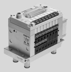 Key features The system Extremely compact and spacesaving design Low-cost solution for the connection of a small number of valves to a fieldbus Extremely safe, protection class up to IP65 depending
