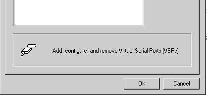 The Virtual Serial Port Manager window appears (see Figure 2). Figure 2: The Virtual Serial Port Manager Window 3.