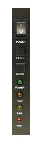 Array 1 Array 3 Array 2 Front Power Switch System Reset Buzzer Reset LED
