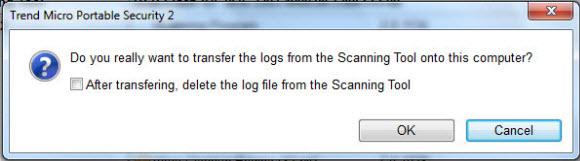 Using the Management Program 3. Go to the Plugged-in Scanning Tool tab. 4. Select the Scanning Tool. 5. Click Transfer Logs.