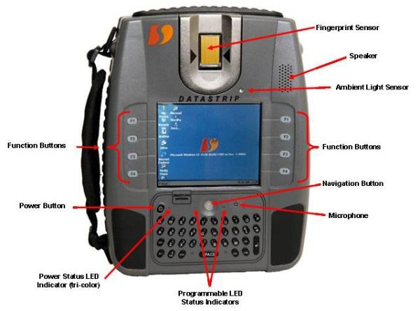 Handheld Biometric Terminals Rugged, Compact, GSA-approved model ideal for federal, state, and local applications requiring instant ID authentication and biometric processing.