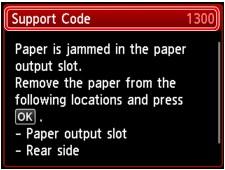 When a Support Code and a message are displayed on the computer screen: When a Support Code and a message are displayed on the