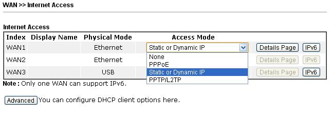 interfaces disconnect. Load Balance: Check this box to enable auto load balance function for such WAN interface.