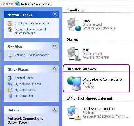 The UPnP facility on the router enables UPnP aware applications such as MSN Messenger to discover what are behind a NAT router.