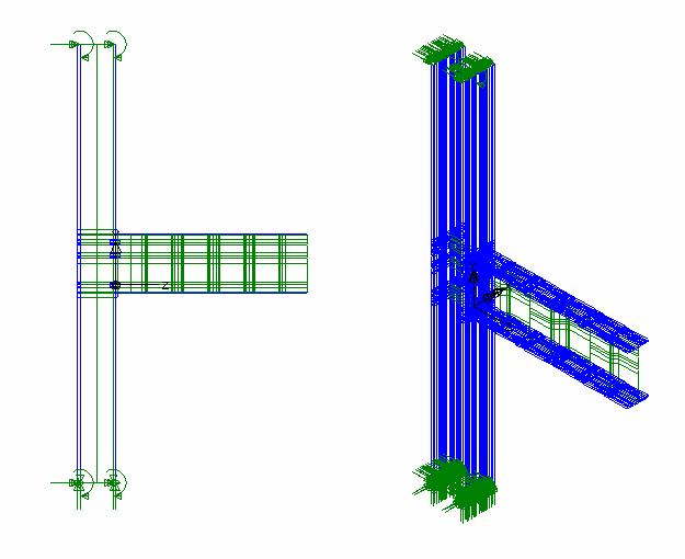 50 Figure 3.11 Boundary conditions 3.3.5 Loading An initial point load of 5 kn was applied at the distance of 1300 mm from the column face.