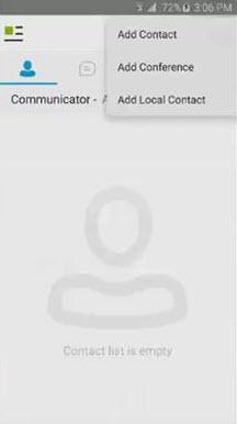 Adding Contacts Contacts can be added and saved to either the CDK Communicator application or locally to the Contact list of your device.