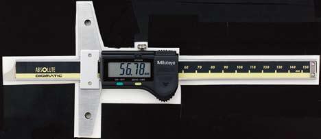 BSOUTE igimatic epth Gage SERIES 51 The BSOUTE igimatic epth Gage keeps track of the origin point (once set) for the entire life of the battery. Base and measuring faces are hardened and micro-lapped.