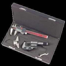 Thumbwheel Caliper Resolution:.00005 Absolute Measuring System Includes Depth Base Attachment for.00005 /0.
