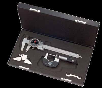 Micrometer and Caliper Set (Black Face) Value Micrometer and Caliper Set (Black Face) 0-1 Chrome Frame Micrometer:.