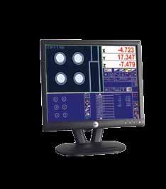 optical magnification from 0.7 to 4.5x (6.5:1). X and Y tables have built-in manual release system, for efficient movement of the table to the measurement area.