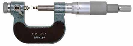 9mm/44-28TPI (116-832) 1-1.75mm/24-14TPI (116-833) 2-3mm/13-9TPI (116-834) 3.5-5mm/8-5TPI (116-835) 5.5-7mm/4.5-3.5TPI (116-836) ø3.5 116-11 116-83 Interchangeable anvils set Order No.