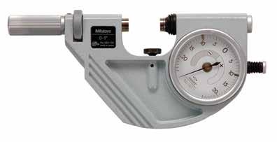 Dial Snap Meters SERIES 523 Direct GO/NO-GO judgment for mass-produced parts. Spindle diameter:.425 / 1.8mm IP protection level: 54 Supplied in fitted plastic case. Dial indication accuracy:.