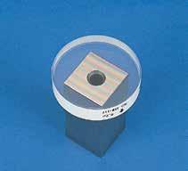 37mm (157-18) Optical Flats SERIES 158 Used for inspecting the flatness of micrometer's or gage block's measuring faces with high accuracy. Range of micrometer to be checked Order No.