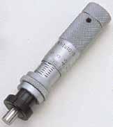 Micrometer Heads SERIES 148 Common Type in Small Size with Zero-Adjustable Thimble The thimble can be set to zero at any position by loosening the setscrew 148-53 Range Order No.