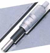 Micrometer Heads SERIES 151 Common Type in Middle Size with 8mm Diameter Spindle 8mm diameter spindle for heavy duty use. Ratchet stop for constant force. Carbide tipped measuring face.