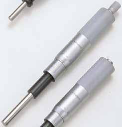 1mm) ±2µm 12mm w/clamp nut* Flat (carbide tip) w/ vernier (.
