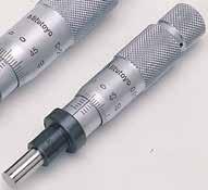 Micrometer Heads SERIES 153 Non-Rotating Spindle Type Carbide tipped measuring face. Non-rotating spindle. 153-11 Range Order No.