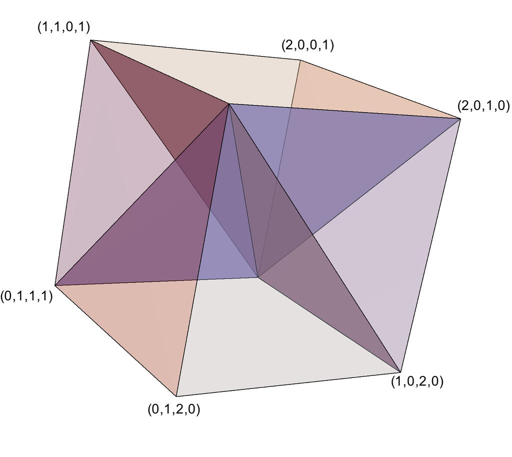 Figure 4: The subdivided cube in Example 4.6.