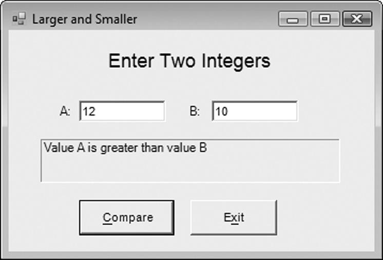 Use a Select Case statement to identify which Roman numeral is the correct translation of the integer. Display the Roman numeral in a Label control.