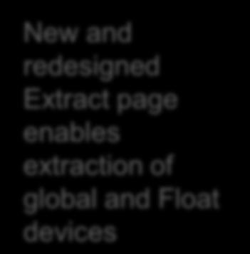Extract page enables