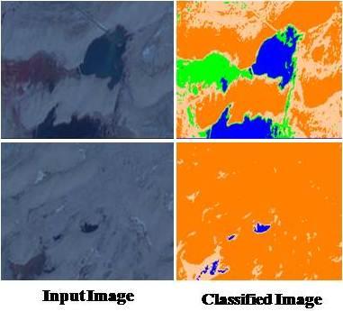 E. Satellite Image Results Fig. 8 Satellite Image and Classified Image Fig.