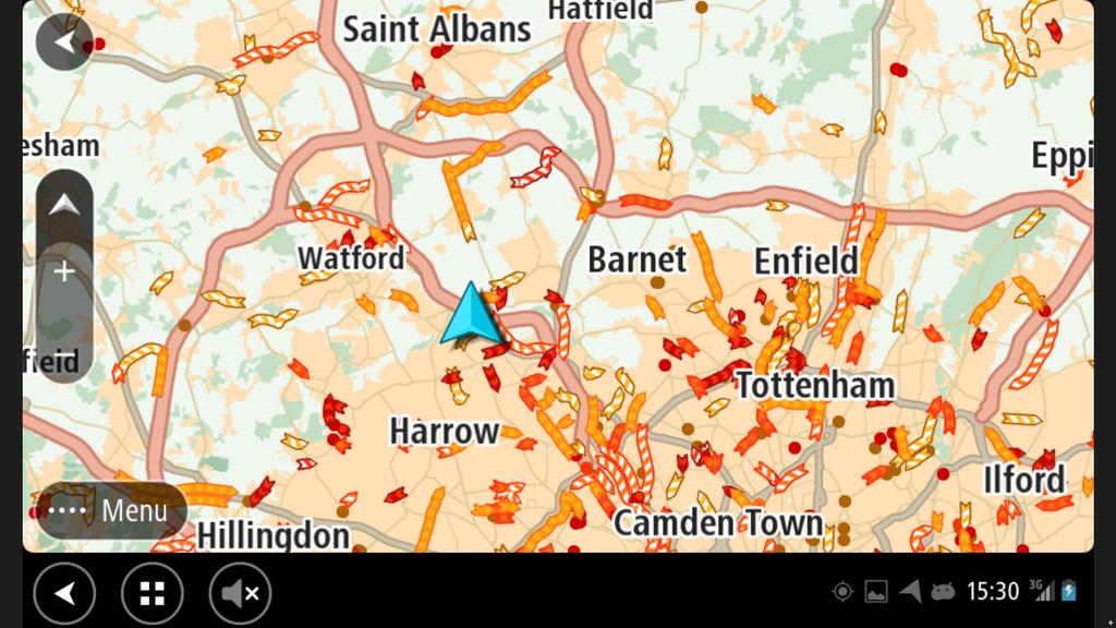 USER GUIDE: NAVIGATION Navigation Drivers have access to full TomTom mapping including regular traffic updates. To access, select the Navigation icon from the homepage.