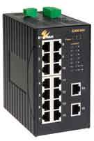 EX95000 Series 16-port 10/100Base Fast Ethernet Hardened Unmanaged Ethernet Switches Overview The EX95000 series Ethernet switches are designed to operate in the harsh environments at the edge of the