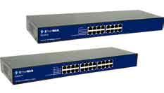 EX16TX EX24TX Series 16/24 ports 10/100Base-TX Unmanaged Ethernet Switches Overview The EX16TX / EX24TX is a powerful, high-performance Fast Ethernet switch, with all 16 / 24 ports capable of 10 or