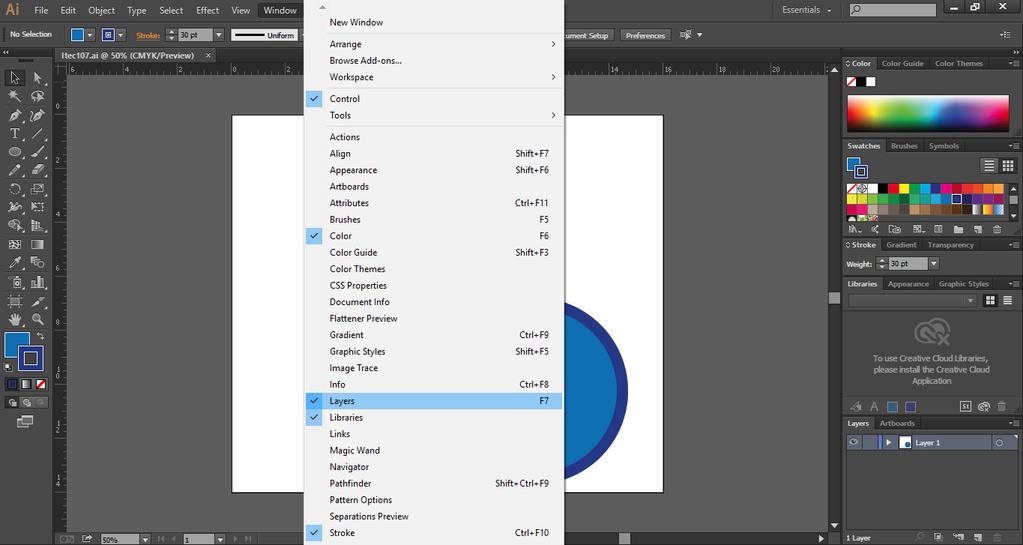 Working With Layers Layers allow you to organize and more easily select