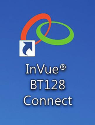 UNIT OPERATION START UP If not on already, power on the BT128. Start the BT128 software by clicking on the InVue BT128 Connect icon.