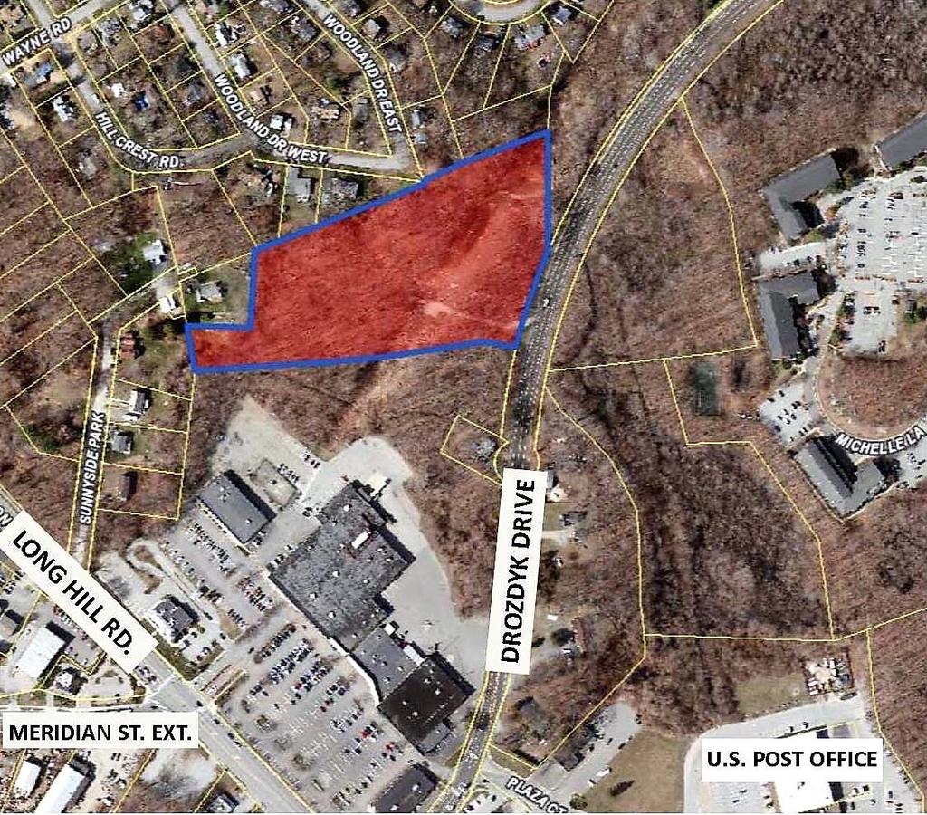 LAND FOR SALE 0 Drozdyk Dr. Groton, CT Multi-Family Potential» Beau fully landscaped, park like 5.73 Acres» Usable 4+/ Acres Norm Peck npeck@pequotcommercial.com Judy Walsh jwalsh@pequotcommercial.