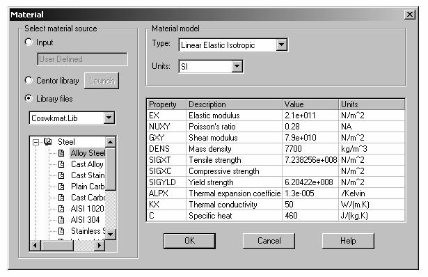 Now, let s right-click the mouse on the Solids folder and select Apply Material to All. This action opens the Material window shown in figure 2-7.
