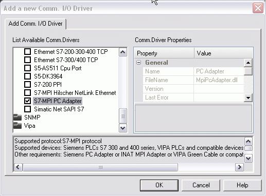 You can also use the analog command by using the right mouse key. 3. A window will appear through which you must choose the driver you need from the list of drivers available. 4.