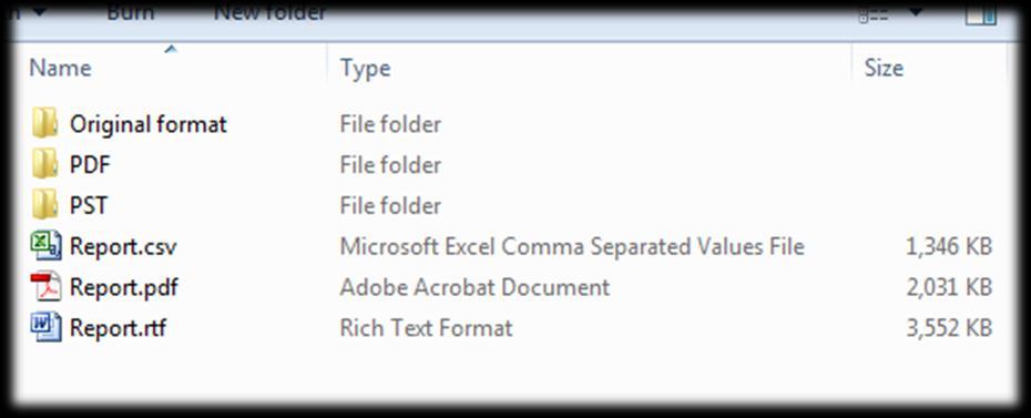 When exporting a number of sets to the same destination folder, the subfolders with produced files will be merged, but earlier