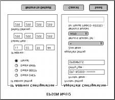 Setup Guide: Configure the Printer 2. Highlight the EPSON Stylus COLOR 850 printer and click Configuration. The IP Address Configuration and AppleTalk Configuration dialog box appears. 3.