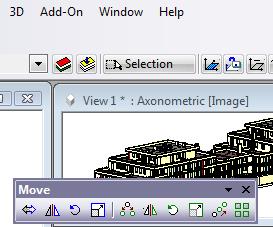 70 2.11 Window handling If you place the toolbar in the middle of the drawing area, a floating toolbar appears with a heading.
